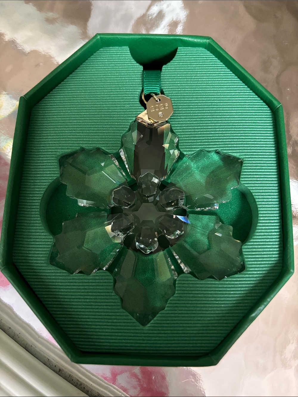 Swarovski 2026 Crystal Snowflake Annual Edition Ornament with 2026 Tag